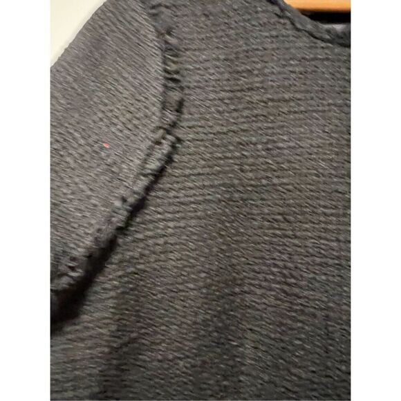 Cinq à Sept Women's Black Nova Tweed Short Sleeve Fit & Flare Dress Size 14 NWOT - Picture 7 of 11